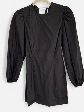 Ganni Black Dress w/ open back